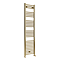 Toreno Heated Towel Rail – Brushed Brass – 400 x 1600mm – Straight Bars