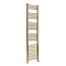Toreno Heated Towel Rail – Brushed Brass – 400 x 1600mm – Straight Bars