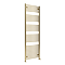 Toreno Heated Towel Rail – Brushed Brass – 600 x 1800mm – Curved Bars