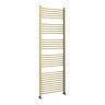 Toreno Heated Towel Rail – Brushed Brass – 600 x 1800mm – Straight Bars