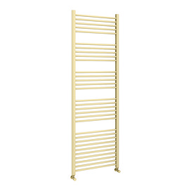 Toreno Heated Towel Rail – Brushed Brass – 600 x 1800mm – Straight Bars