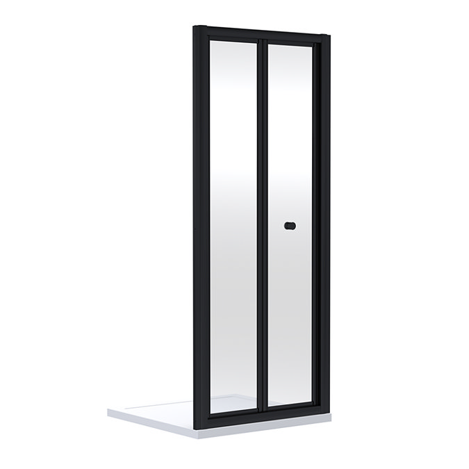 Toreno Matt Black 1000 x 1900 Bi-Fold Shower Door
