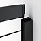 Toreno Matt Black 1700 x 1900 Double Sliding Shower Door
