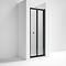 Toreno Matt Black 760 x 1900 Bi-Fold Shower Door