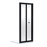 Toreno Matt Black 900 x 1900 Bi-Fold Shower Door