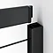 Toreno Matt Black 900 x 900mm Quadrant Shower Enclosure + Slate Effect Tray  Profile Large Image