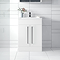 AquaSure Toreno PVC Vanity Unit - 600mm Modern Gloss White - 100% Waterproof