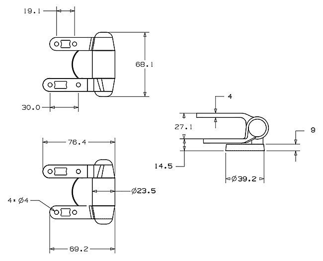 Toreno Satin Black MDF Bottom Fixing Toilet Seat with Matt Black Hinges