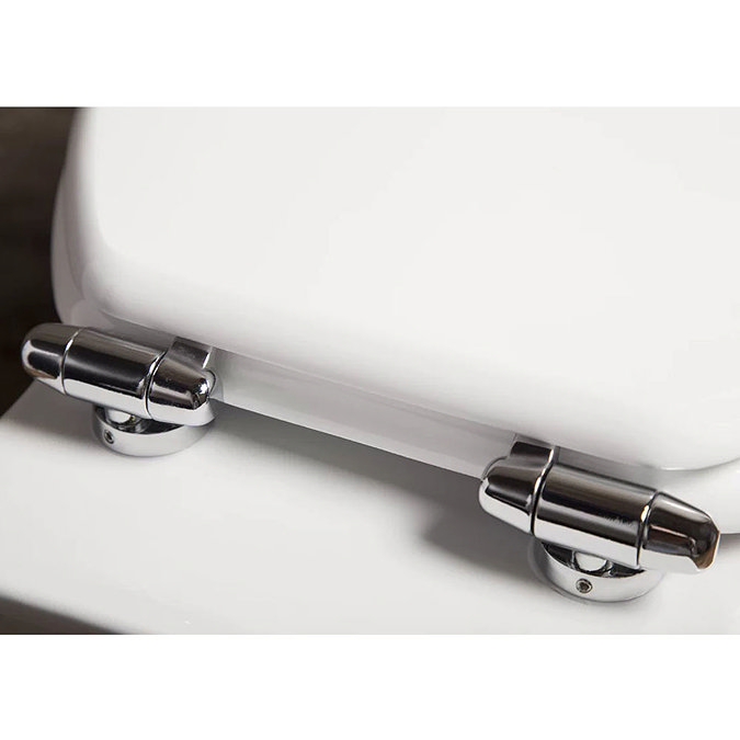 Toreno Traditional Close Coupled Toilet with Seat Feature Large Image