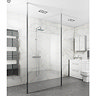 Toronto 8mm Wet Room Screen (Various Sizes) + 2 Ceiling Poles Large Image