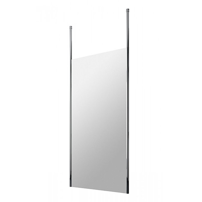 Toronto 1000mm Wet Room Screen + 2 Ceiling Poles Large Image