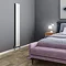 Toronto Aluminium White 1800 x 280mm Tall Vertical Radiator - 3 Sections Profile Large Image
