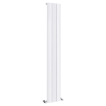 Toronto Aluminium White 1800 x 280mm Tall Vertical Radiator - 3 Sections  Profile Large Image