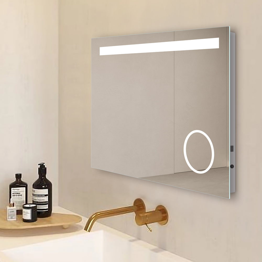 Toronto 700x500mm LED Mirror inc. Magnifying + AntiFog Demist