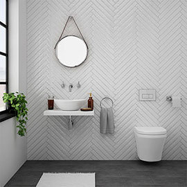 Toronto Wall Hung Bathroom Suite Medium Image