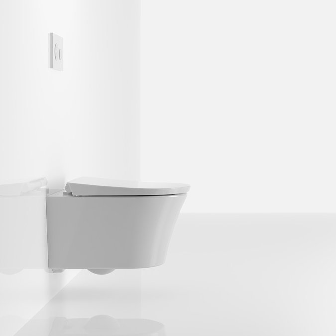 Toto GP Rimless Wall Hung Toilet + Soft Close Seat