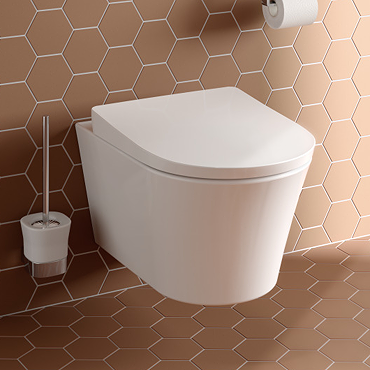 Toto GP Rimless Wall Hung Toilet + Soft Close Seat