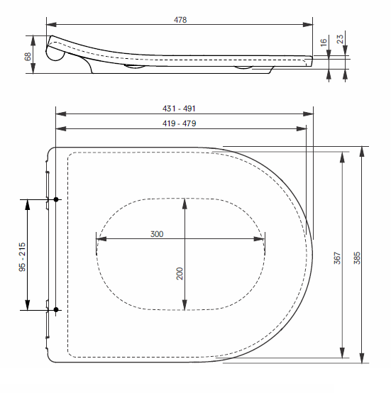 Toto RP Rimless Wall Hung Toilet + Soft Close Seat