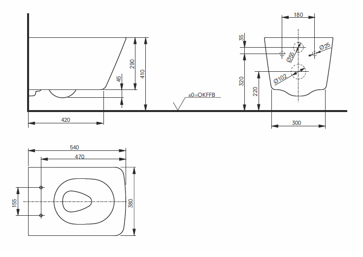 Toto SP Rimless Wall Hung Toilet + Soft Close Seat