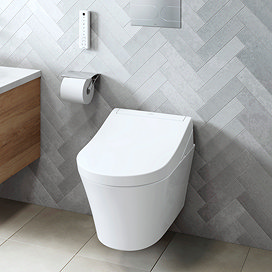 Toto Washlet RG Lite Rimless Wall Hung Shower Toilet & Remote Control