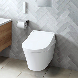 Toto Washlet RG Rimless Wall Hung Shower Toilet & Remote Control