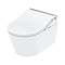 Toto Washlet RW Auto Flush Wall Hung Shower Toilet + Concealed WC Cistern with Wall Hung Frame