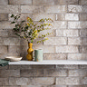 Toulon Rustic White Gloss Wall Tiles - 100 x 300mm