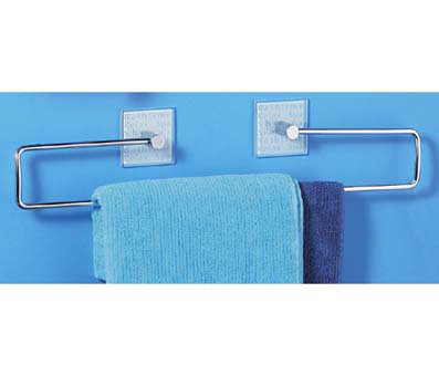 Towel Rack Frosted Glass Bathtime - 1600751 Large Image