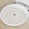 Traditional 1040mm Round Freestanding Cast Iron Shower Tray with Ball + Claw Feet  Profile Large Ima