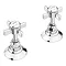 Chatsworth Traditional 3/4" Deck Bath Side Valves (Pair) Large Image