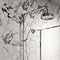 Traditional 30mm Chrome Shower Wall Plate Elbow