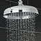 Hudson Reed 8" Apron Fixed Shower Head & Arm - Chrome Profile Large Image