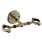 Traditional Antique Brass Stand Pipe Wall Mounted Support Bracket