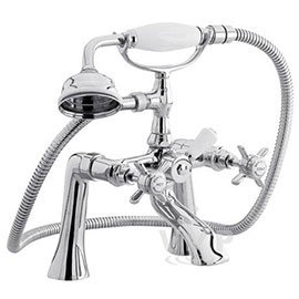 Ultra Traditional Beaumont 1/2 Inch Bath Shower Mixer w/ Shower Kit - I304X Medium Image