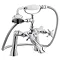 Ultra Traditional Beaumont 1/2 Inch Bath Shower Mixer w/ Shower Kit - I304X Large Image