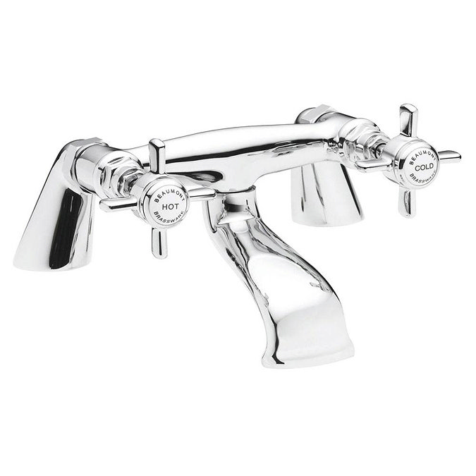 Ultra Traditional Beaumont Bath Filler - Chrome - I328X Large Image