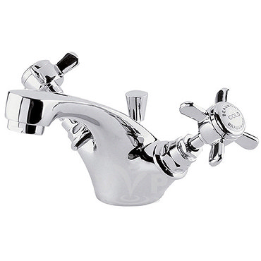 Ultra Traditional Beaumont Mono Basin Mixer Tap + Pop Up Waste - I345X  Profile Large Image