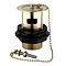 Traditional Brushed Brass Slotted Basin Waste with Plug & Ball Chain