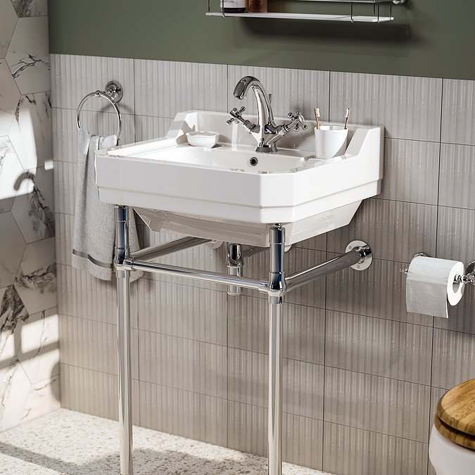 Chatsworth Traditional Chrome Basin Waste & Bottle Trap Set