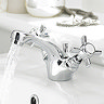 Traditional Mono Basin Mixer Tap inc Pop-Up Waste - Chrome - IJ345 Profile Large Image