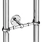 Traditional Chrome Stand Pipe Support Bracket Large Image