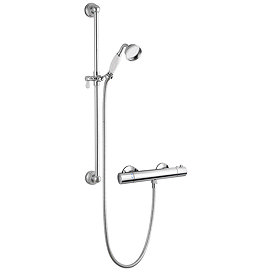 Traditional Cool Touch Shower Bar Valve + Slider Rail Kit Large Image