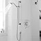 Traditional Dual Concealed Thermostatic Shower Valve with Slider Rail ...
