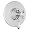 Lancaster Traditional Round Concealed Dual Thermostatic Shower Valve Large Image