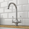 Dual-Lever Traditional Kitchen Tap  Feature Large Image