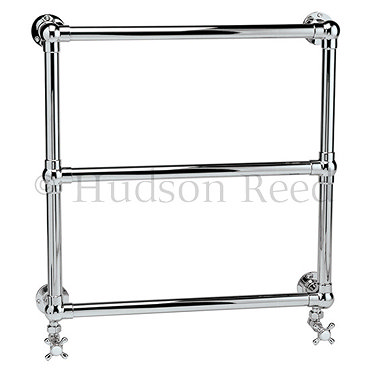Hudson Reed Traditional Empress Heated Towel Rail 685 x 685mm - Chrome - HT305 Profile Large Image