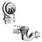 Traditional Exposed Bath Waste Kit Including Shallow P Trap Profile Large Image