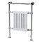 Traditional Heated Towel Rail 640 x 945mm - Chrome - Ex Display Large Image