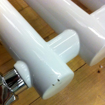 Traditional Heated Towel Rail 960 x 675mm - Chrome - Ex Display Profile Large Image