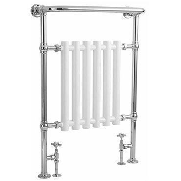 Traditional Heated Towel Rail 960 x 675mm - Chrome - Ex Display Profile Large Image
